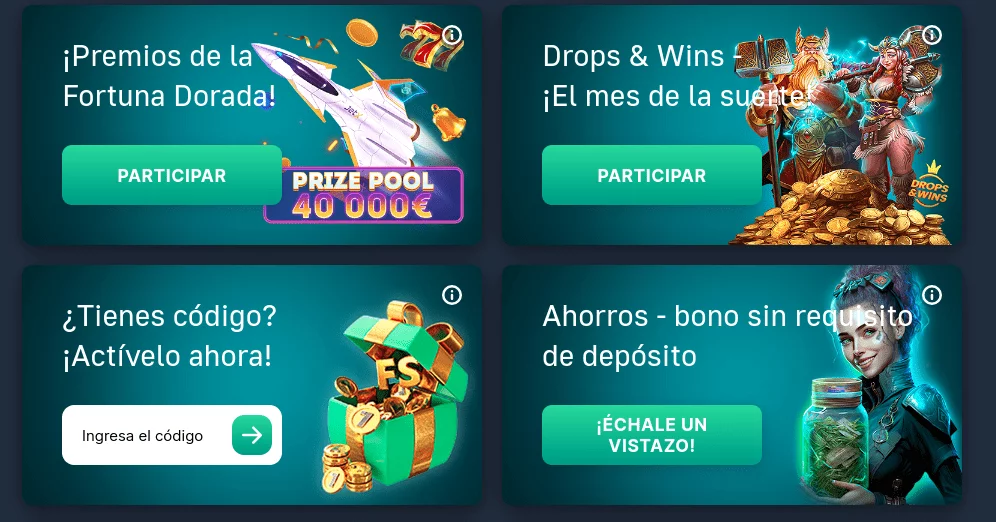 Promociones en 7 Slots Casino